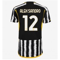 Fotbalové Dres Juventus Alex Sandro #12 Dámské Domácí 2023-24 Krátký Rukáv